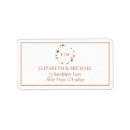 Search for floral initial return address labels Classic