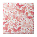Search for coral pink tiles Watercolor