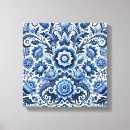 Search for blue swirl pattern art Vintage