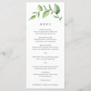 Search for greenery wedding menus Simple