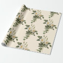 Search for rosebuds wrapping paper Vintage