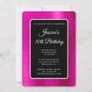 Search for hot pink 30th birthday invitations Modern