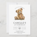 Search for baby bear birthday invitations Boho