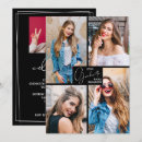 Search for black graduation invitations High school or college