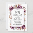 Search for purple 70th birthday invitations Watercolor