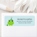Search for kids party return address labels Green