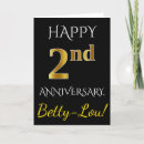 Search for for 2nd wedding anniversary cards Two