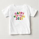 Search for happy new year baby shirts 2025