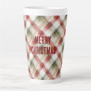 Search for green red white mugs Plaid