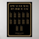 Search for art deco wedding seating charts Plan