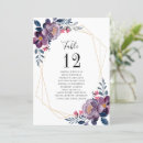 Search for navy and gold table cards Floral