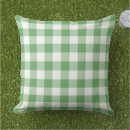 Search for green and white gingham cushions Plaid
