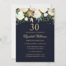 Search for elegant 30th birthday invitations Floral