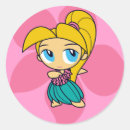 Search for hula dancer stickers Aloha