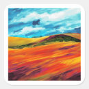 Search for red and yellow stickers Abstract