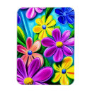 Search for floral fun magnets Colourful