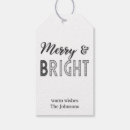 Search for black and white christmas gift tags Typography