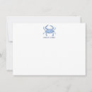 Search for coastal note cards Crab