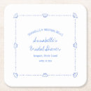 Search for seashells coasters Hand drawn
