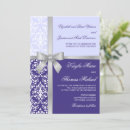 Search for lilac and silver wedding invitations Purple