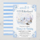 Search for winter 1st birthday invitations Flowers