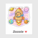 Search for cartoon planets stickers Rocket