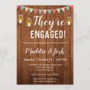 Search for backyard engagement party invitations Rustic