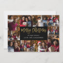 Search for black and gold photo christmas cards Merry