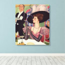Search for champagne canvas prints Vintage