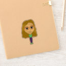 Search for girl with glasses stickers Woman