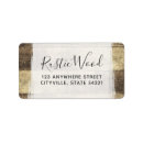 Search for painted wood return address labels Vintage