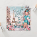 Search for paris sweet 16 invitations Eiffel tower