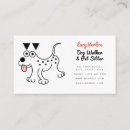 Search for pet care business cards Cartoon