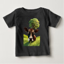Search for cow baby shirts White
