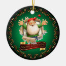 Search for kris kringle christmas tree decorations Santa claus