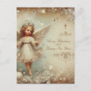 Search for holiday folded postcards Angels
