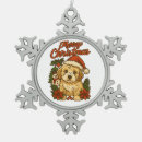 Search for cockapoo christmas tree decorations Santa