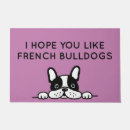 Search for french bulldog doormats Welcome