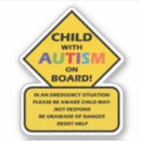 Search for autism child stickers School