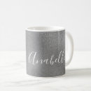 Search for silver grey white mugs Glitter