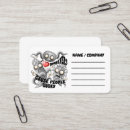 Search for monsters business cards Spooky
