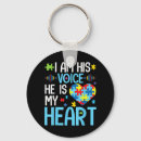 Search for voice key rings Heart