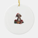 Search for german shorthaired pointer christmas tree decorations Puppy