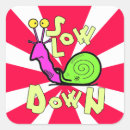 Search for cartoon snail stickers Slug