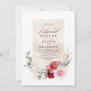 Search for red rehearsal dinner invitations Marsala
