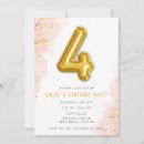 Search for simple birthday invitations Gold