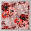 Search for red and burgundy posters Watercolor