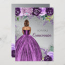 Search for purple quince invitations Glitter