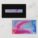 Search for rainbow foil business cards Iridescent