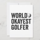 Search for funny golfer invitations Player